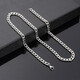 Qi Xiaomi titanium steel Cuban necklace men's Korean style trendy hip-hop men's clavicle chain European and American domineering men and women versatile gift for boyfriend