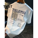 TVST Hong Kong original light luxury men's American heavy short-sleeved T-shirt for men's summer thin T-shirt breathable soft top for men's white 2 [ZJ1047 fit version] L suitable for 109-123 Jin [Jin equals 0.5 kg]