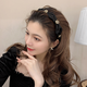 Idelson retro gold-plated camellia headband lady style fashionable sweet girl simple headband hair accessories camellia headband F0980