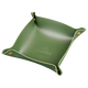 Luxfo Pipa de cuero respetuosa con el medio de cuero Despersionamiento de cigarrillos de cigarrillo de la bandeja de cigarrillo Almacenamiento LF-7011 Verde