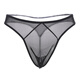 Confidential delivery, transparent and sexy men's thong mesh low-waisted temptation fashionable sexy underwear and T-pants all red