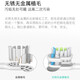 zlerZLER适用飞利浦电动牙刷HX6610 HX6210 HX6616 HX6920声波震动牙刷刷头配件  4支装【白色深度清洁型】