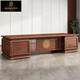 HONFSTIN Desk Boss Desk Solid Wood Executive Desk New Chinese Style President Desk and Chair Combination Large Bookcase Office Furniture Customized 2.6 Meter Boss Desk