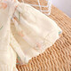 
G.DUCKKIDS little yellow duck bag butt clothes baby clothes summer thin newborn onesie Chinese style one-year-old dress baby girl 6629 beige 73cm recommended 3-6 months 13-16 Jin [Jin equals 0.5 kg]