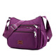 Dongxuan large-capacity middle-aged and elderly women's bag new nylon canvas shoulder crossbody bag women's backpack middle-aged mother bag purple large size