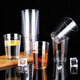 Baijie disposable cup 200ml*50 pieces thickened aviation cup straight cup transparent drinking cup hard plastic cup