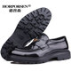 
HORPORSEN/Italian cowhide loafers men's lightweight and comfortable genuine leather men's shoes one foot to sport business casual leather shoes trend black [item number L9910-11-BX1] 40 [Europe size, one size larger]