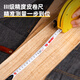 Deli 10m fiber ruler box type playground disc type leather tape measure engineering measurement 10m