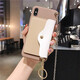 Lenghan Xiaomi Mobiltelefon Hülle Münz Brieftasche kreative niedliche trendige Frauen-Gurt-Crossbody-Kartenbeutel mit Vollpack
