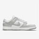 耐克（NIKE）Dunk Low Retro 男子白灰运动鞋复古板鞋 DD1391-103 灰白 43
