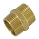 
Emiko brass threaded connection accessories outer wire direct thickening outer tooth water pipe double outer wire pair wire joint equal diameter national standard 681 1.2 inch double outer wire joint DN32