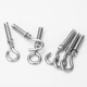 304 stainless steel expansion hook with hook expansion screw manhole cover mesh manhole ring hook hook M6M8M10M12 expansion ring with spring M8 (punch 12mm)