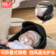 Newbele Baby Strap nouveau-né bébé 0-3-5 mois pour sortir pour tenir un outil de bébé magique pour embrasser l'enfant horizontalement. Gris de l'espace profond: 0-5 mois approprié, étreignez la ceinture horizontalement