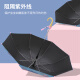 Ouyu children's umbrella boy and girl parasol primary school growing handle baby umbrella dual-use black plastic umbrella B1134 yellow dinosaur