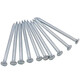 Hasdick Jingcang distribution cement steel nails straight grain cement nails white steel nails galvanized cement nails construction site nails 50mm (1KG)
