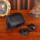 Gehen Sie nach Osten nach leichter Luxus-Lehrer-Tag Geschenk kleiner Tasche Frauenbeutel Neue Kapazität Single-Shoulder-Crossbody-Tasche lässig vielseitige kleine runde Tasche Schwarz verbessertes Model (zwei Schultergurte) klein und exquisit