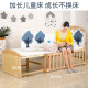 Zhibei crib solid wood multifunctional changing table newborn baby can be spliced ​​children's bed ZB698+ mattress bedding