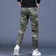 
OVZH casual pants men's trendy autumn new men's trendy Korean style camouflage overalls trousers men's trousers 698A style green 31