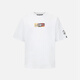 EVISU KURO 男女同款字母宽松短袖T恤男2ESGNM3TS687BZCT 白色 M 【宽松可选小1个尺码】