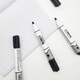 Standard européen (Mate-Ist) Facilement facilement forgé de tableau blanc stylo à base d'eau à base de conférence 10 pack B1585 noir