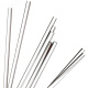 LAUTEE SY2002 solid glass rod manual stirring rod drainage rod teaching laboratory with diameter 6*25cm (10 rods)