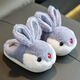 Miao Fei Children's Cotton Slippers Girls Winter Cartoon Cute Rabbit Home Slippers Warm Anti-Slip Baby Cotton Slippers Boys Pink (It is recommended to take one size larger) 16.5 cm 26-27 size