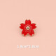 EKUSTYEE romantic cherry blossom brooch cute Japanese badge collar anti-exposure buckle ins trendy personalized decorative pin buckle 1 white cherry blossom brooch