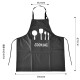 QUATREFOIL apron oil-proof and waterproof halter neck men and women kitchen universal style simple and fashionable