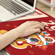 
Ruqinlian 2025 Year of Snake Mouse Mat Super Large National Trend Men and Women Office Computer Desk Mat Red Festive New Year Anti-Slip Customized Keyboard Mat Thickened Locked Cartoon Animation 11151 Bafang Laicai 1000mm*500mm*5mm
