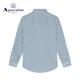 Aquascutum / Yage Lion New Men's Slim Check à manches longues chemises décontractées Q4865EI011 Couleur bleu 35 m