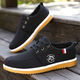 
Yushi beef tendon sole old Beijing cloth shoes for men canvas shoes for non-slip wear-resistant casual shoes breathable work men's shoes black 2069 42