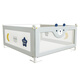 Zhibei crib fence baby anti-fall guardrail bed bedside anti-fall baffle 1.8+2+2 three-sided standard version