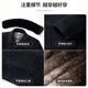 Baocai Sheep Dad winter chenille woolen coat men's coat mid-length plus fleece collar jacket middle-aged and elderly men's clothing