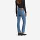 
Levi's Women's 724 High Waist Slim Straight Slim American Retro Bourgeois Ins Style Jeans Light Blue 27 (28)