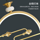 Heliang All-Copper Nouveau lustre chinois Chinelle Single-Head Style Aisle Balcony Light Luxury Light Light 9929 Xiangyun-Black Gold [All Copper + Jade]