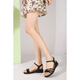 
Red Dragonfly Sandals Female Fairy Style New Summer Shoes with Skirt Students' Versatile Wedge Sandals Women's Shoes WTK9194 Beige 36