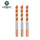 Raymond Overlord drill tile concrete cement marble metal impact twist drill bit alloy triangular handle 6mm 3 pieces