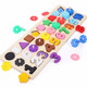 Toys pour enfants pour éclairer l'intelligence numérique Building Block Assembly Puzzle Cognition Baby Brain-Use Boy 1 Girl 2 Two Years Early Education 3 ANS 4 ans 4 Kindergarten Wooden Toys-Child Interactive Tabletop Game Fived-One Logarithmic Board + huit tons piano