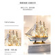 Oufanpu (oufanpu) graduation gift birthday gift for boys to cheer for the college entrance examination blessing gift Smooth sailing sailing ornament model Smooth sailing sailing model (with lights) [Set sail, chase dreams]