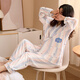 Aijia confinement clothes for summer thin pure cotton after childbirth spring and autumn 100 cotton sweat-absorbing postpartum summer pregnant women pajamas home clothes Summer 25-35 pure cotton A1289 XL (155 Jin [Jin equals 0.5 kg]) soft skin-friendly breathable sweat-absorbing