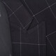 HAIPAIHAOYU Suit Set Men's Business Suit Double Breasted Black Plaid Gentleman's Suit 9922 Black Plaid M 170/92A