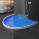 Diyin bathroom waterproof strip waterproof artifact wash basin water retaining strip bendable bathroom accessories silicone tank shower room water-blocking partition self-adhesive floor water-proof silicone tank length 120cm