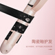 CONFU curling iron mini electric splint straight and curling dual-purpose perm iron fluffy bangs clip straight plate curling hair straightener dormitory KF-535 pink negative ion style