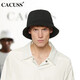 CACUSS hat for men and women in all seasons UV protection fisherman hat basin hat wide brim sun protection sun hat outdoor black and medium