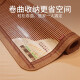 Jiuzhou deer mat carbonized double-sided water-milled bamboo mat bamboo mat dual-purpose folding black pearl single seat 1.2m bed