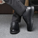 
Classic Car (WECKER) autumn and winter cowhide men's shoes for middle-aged and elderly daddy leather shoes for men soft leather round toe cover feet non-slip casual leather shoes for men plus velvet LYC9901M black [add fleece to keep warm] 38