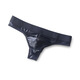Please Confidential Shipping Men's Patent Leather Casual Imitation Leather Sexy Men's Thong GAY Men's Nightclub Black L