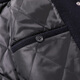 Siete Wolf Jacket Men's Lapel Woolen Wool Wool Wool Commuter Commuter Simple Slimming Wind-Probar Chaqueta individual ropa para hombres 102 (azul oscuro) -1733 Modelo 165/84a (M)