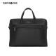 Samsonite/Samsonite Briefcase Men's Large Capacity Business Handbag Cowhide Laptop Bag for Husband and Boyfriend TW4*09001 Black