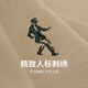 与狼共舞【冰丝】翻领短袖T恤男2025夏季新款撞色条纹商务休闲Polo衫6103 卡其701 L (175)